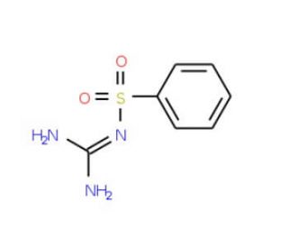 N-[amino(imino)methyl]benzenesulfonamide (CAS 004392-37-4) - chemical structure image