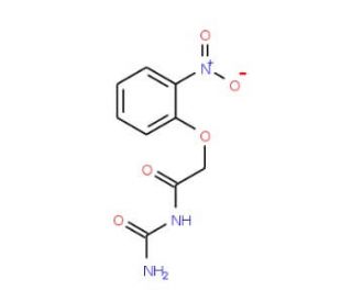 N-(aminocarbonyl)-2-(2-nitrophenoxy)acetamide - chemical structure image