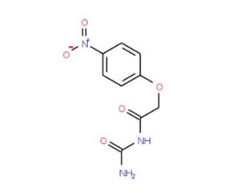 N-(aminocarbonyl)-2-(4-nitrophenoxy)acetamide - chemical structure image