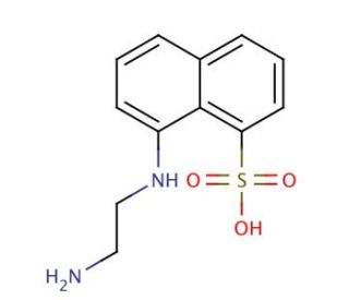 N-(Aminoethyl)-8-naphthylamine-1-sulfonic Acid (CAS 50402-57-8) - chemical structure image