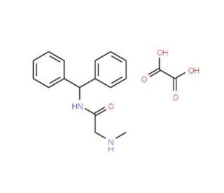 N-Benzhydryl-2-methylamino-acetamideoxalate - chemical structure image