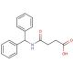 N-Benzhydrylsuccinamic acid - chemical structure image