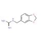 N-Benzo[1,3]dioxol-5-ylmethyl-guanidine - chemical structure image