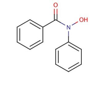 N-Benzoyl-N-phenylhydroxylamine (CAS 304-88-1) - chemical structure image
