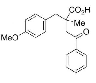 N-Benzoyl-O,&alpha;-dimethyl-DL-tyrosine (CAS 118024-43-4) - chemical structure image