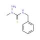 N-benzyl-1-methylhydrazinecarbothioamide (CAS 21076-23-3) - chemical structure image