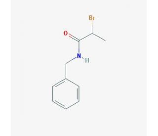 N-benzyl-2-bromopropanamide (CAS 6653-71-0) - chemical structure image