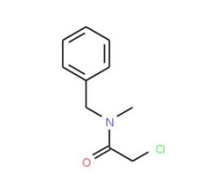 N-Benzyl-2-chloro-N-methylacetamide (CAS 73685-56-0) - chemical structure image