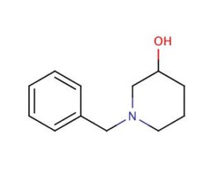 N-Benzyl-3-hydroxypiperidine (CAS 14813-01-5) - chemical structure image