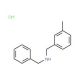 N-Benzyl(3-methylphenyl)methanamine hydrochloride (CAS 15429-17-1) - chemical structure image