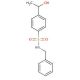 N-benzyl-4-[(1R)-1-hydroxyethyl]benzenesulfonamide - chemical structure image