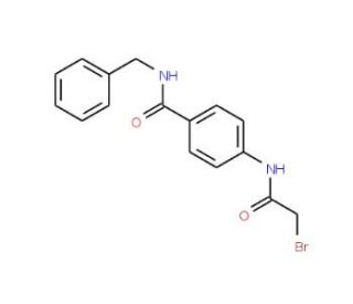 N-Benzyl-4-[(2-bromoacetyl)amino]benzamide - chemical structure image