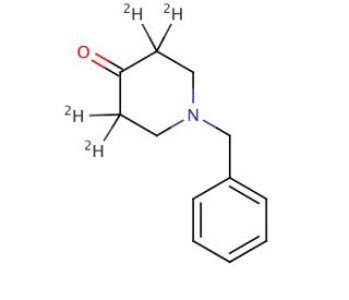 N-Benzyl-4-piperidone-d4 (CAS 88227-09-2) - chemical structure image