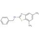 N-benzyl-5,7-dimethyl-1,3-benzothiazol-2-amine - chemical structure image