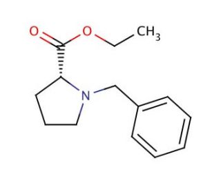 N-Benzyl-D-proline ethyl ester (CAS 172478-10-3) - chemical structure image