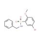 N-Benzyl-N-5-bromo-2-methoxybenzenesulphonamide (CAS 446308-82-3) - chemical structure image