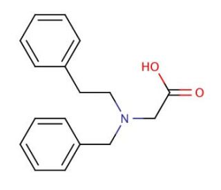 N-Benzyl-N-phenethylglycine - chemical structure image