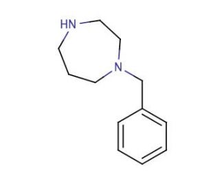 N-Benzylhomopiperazine (CAS 4410-12-2) - chemical structure image