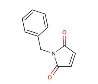 N-Benzylmaleimide (CAS 1631-26-1) - chemical structure image