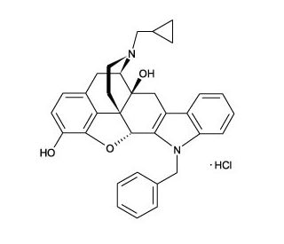N-Benzylnaltrindole hydrochloride (CAS 1206487-81-1) - chemical structure image