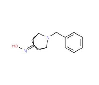 N-Benzylnortropinone Oxime (CAS 76272-34-9) - chemical structure image