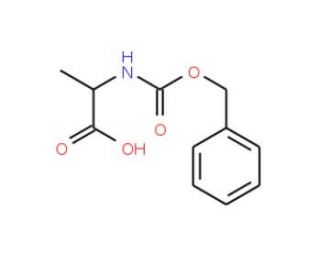 N-Benzyloxycarbonyl-D-alanine (CAS 26607-51-2) - chemical structure image