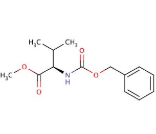 N-Benzyloxycarbonyl D-Valine Methyl Ester - chemical structure image