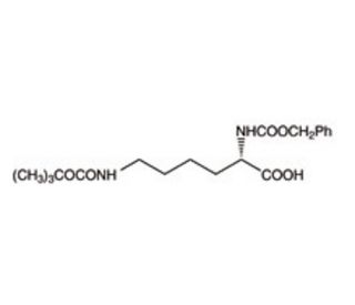 N-Benzyloxycarbonyl-N-e-Boc-L-lysine (CAS 2389-60-8) - chemical structure image