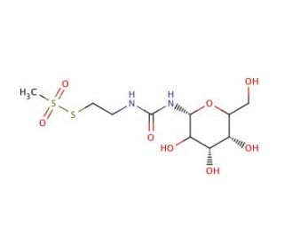 N-&beta;-D-Galactopyranosyl-N&prime;-[(2-methanethiosulfonyl)ethyl]urea (CAS 550325-50-3) - chemical structure image
