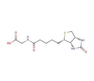 N-Biotinyl Glycine (CAS 160390-90-9) - chemical structure image