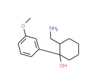 (&plus;)-N-Bisdesmethyltramadol (CAS 931115-27-4) - chemical structure image