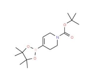 N-Boc-1,2,3,6-tetrahydropyridine-4-boronic acid pinacol ester (CAS 286961-14-6) - chemical structure image
