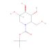 N-Boc-1,5-imino-D-glucitol (CAS 122371-65-7) - chemical structure image