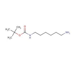 N-Boc-1,6-diaminohexane (CAS 51857-17-1) - chemical structure image