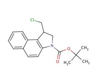 N-Boc-1-chloromethyl-1,2-dihydro-3H-benzo[e]indole - chemical structure image