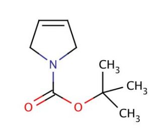 N-Boc-2,5-dihydro-1H-pyrrole (CAS 73286-70-1) - chemical structure image