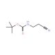 N-Boc-2-Cyano-ethylamine (CAS 53588-95-7) - chemical structure image