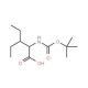 N-Boc-3-ethyl-L-norvaline (CAS 35264-04-1) - chemical structure image