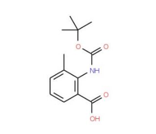 N-Boc-3-methylanthranilic acid (CAS 669713-59-1) - chemical structure image