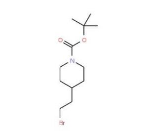 N-Boc-4-(2-bromo-ethyl)-piperidine (CAS 169457-73-2) - chemical structure image