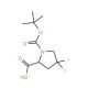 N-Boc-4,4-difluoro-L-proline (CAS 203866-15-3) - chemical structure image