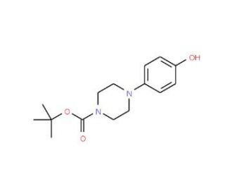 N-Boc-4-(4-hydroxyphenyl)piperazine (CAS 158985-25-2) - chemical structure image