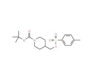 N-Boc-4-(4-toluenesulfonyloxymethyl)piperidine (CAS 166815-96-9) - chemical structure image