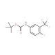 N-BOC-4-Fluoro-3-trifluoromethylaniline (CAS 1072945-57-3) - chemical structure image