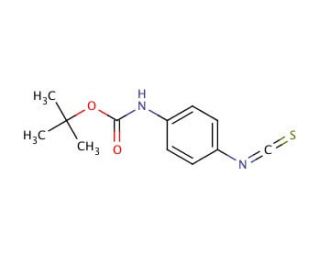 N-Boc-4-isothiocyanatoaniline (CAS 89631-75-4) - chemical structure image