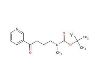 N-Boc-4-(methylamino)-1-(3-pyridyl)-1-butanone - chemical structure image