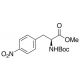 N-Boc-4-nitro-L-phenylalanine Methyl Ester (CAS 65615-89-6) - chemical structure image