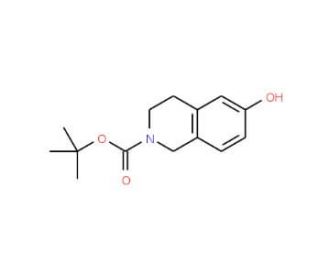 N-Boc-6-hydroxy-3,4-dihydro-isoquinoline (CAS 158984-83-9) - chemical structure image