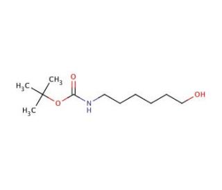 N-Boc-6-hydroxyhexylamine (CAS 75937-12-1) - chemical structure image