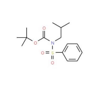 N-Boc-&alpha;-(phenylsulfonyl)isobutylamine - chemical structure image